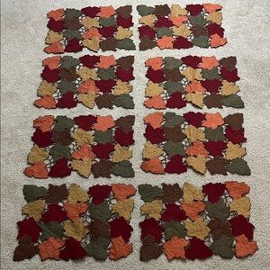 Autumn Leaf Placemats Set of 8